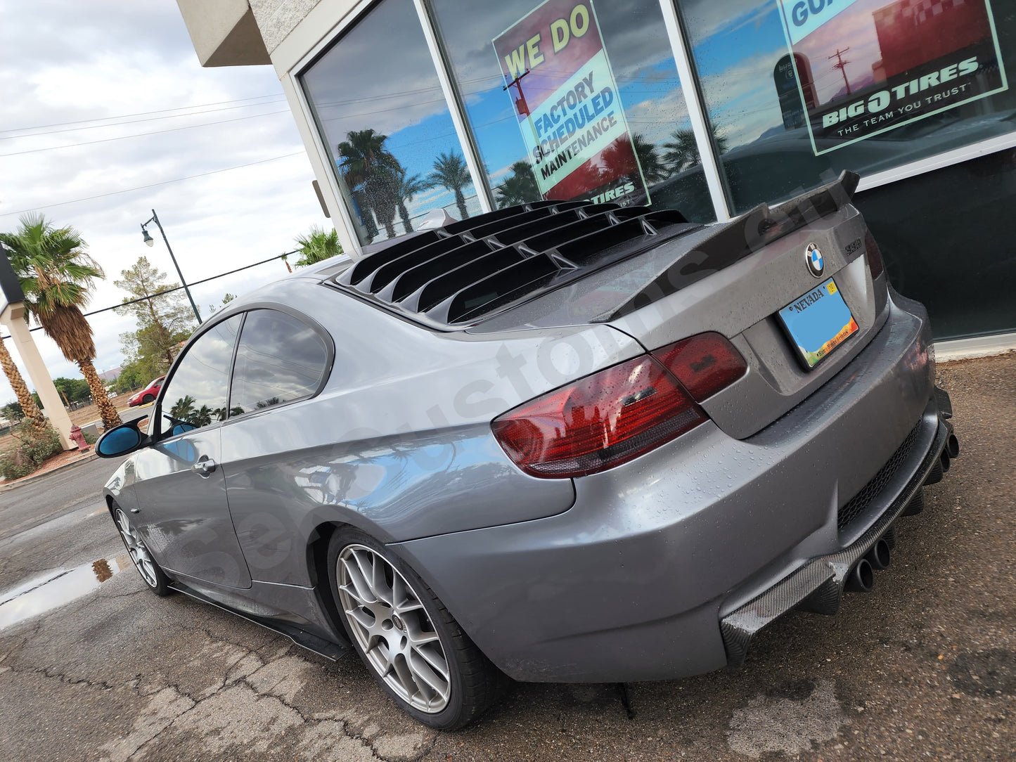 BMW E92 Rear Window Louver