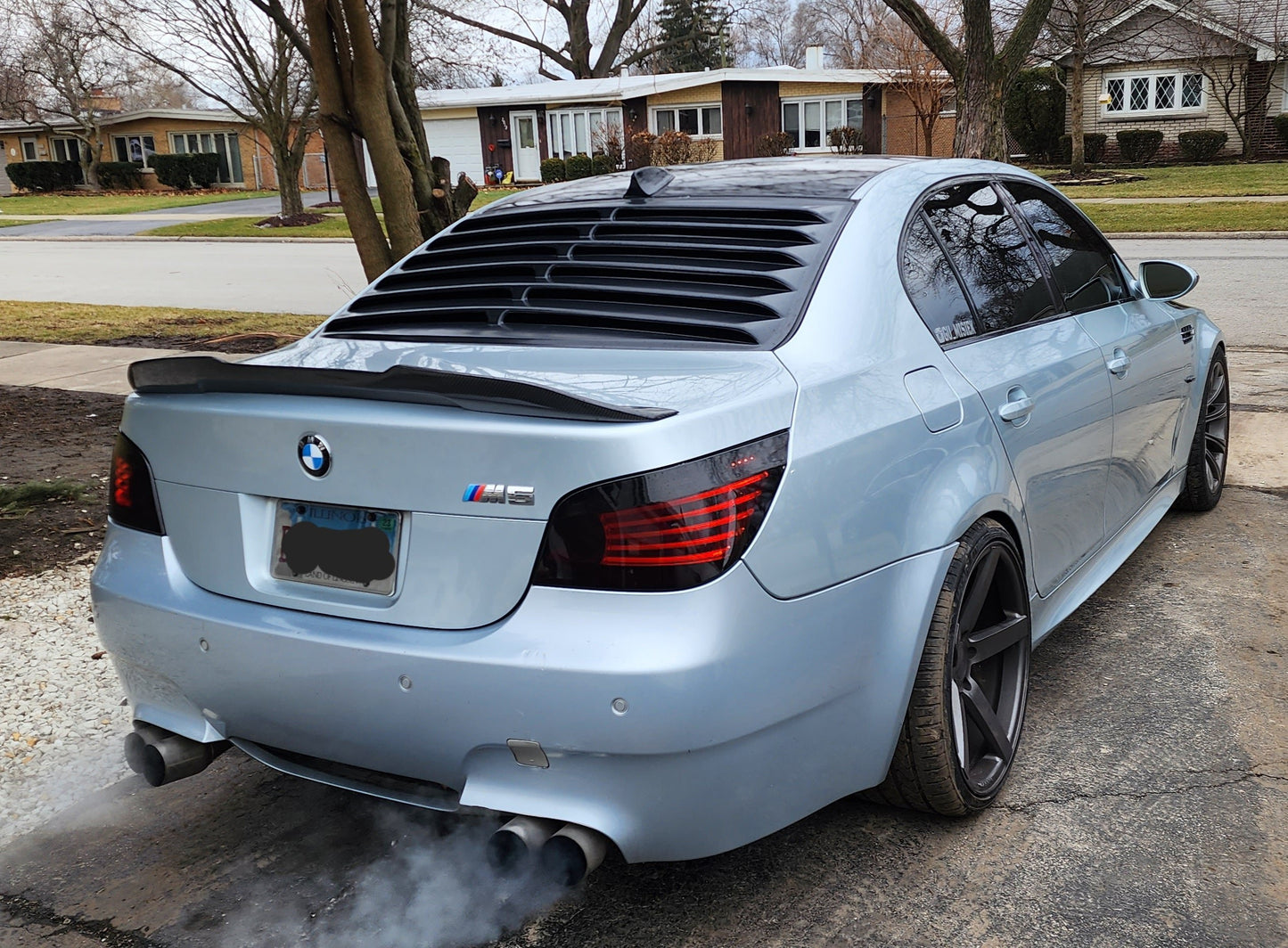 BMW 5 Series E60 Rear Window Louver