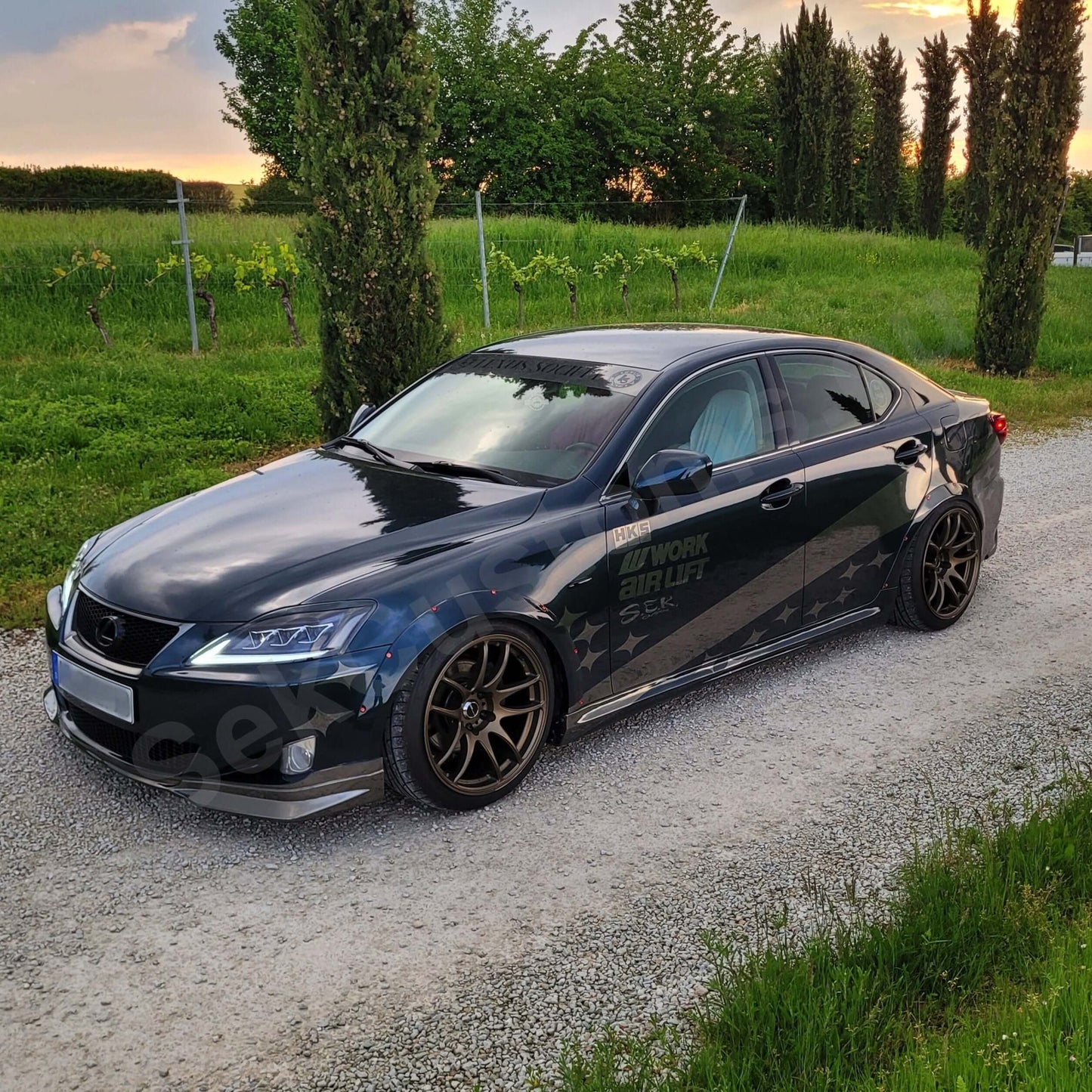 Lexus IS Wide Body Fender Flares