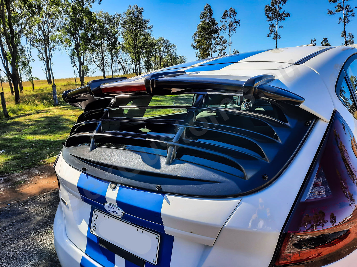 Ford Fiesta Rear Window Louver