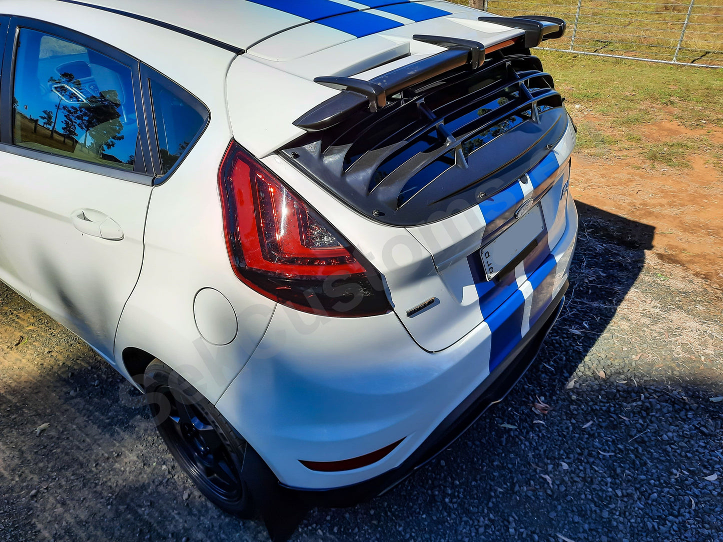 Ford Fiesta Rear Window Louver