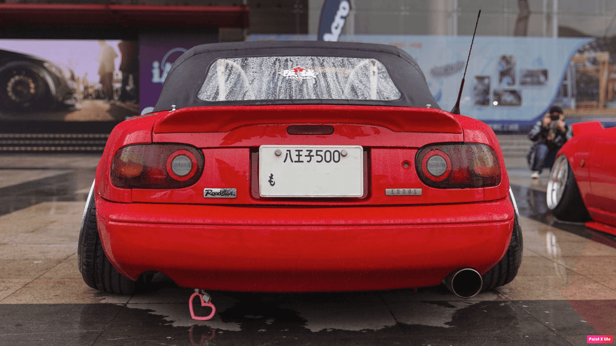 Mazda MX-5 SoftTop Rear Window Louver