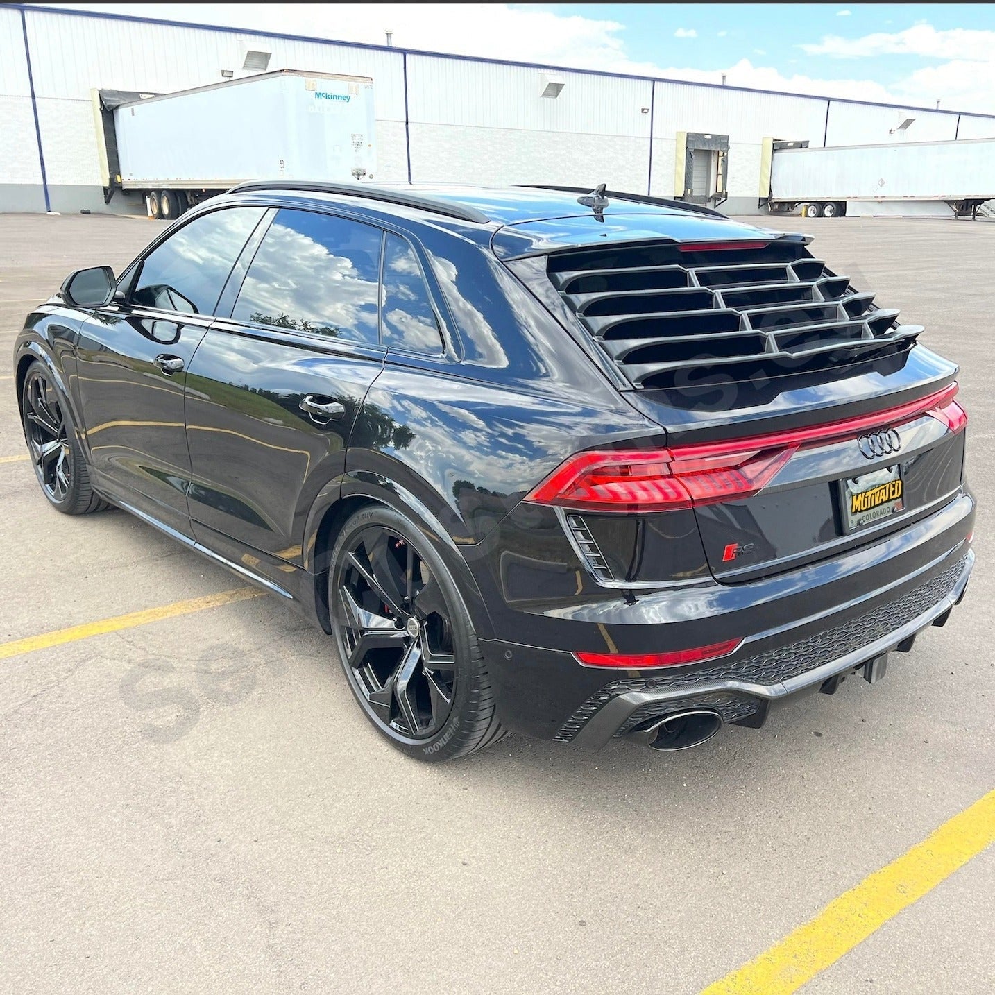 Audi Q8 Rear Window Louver