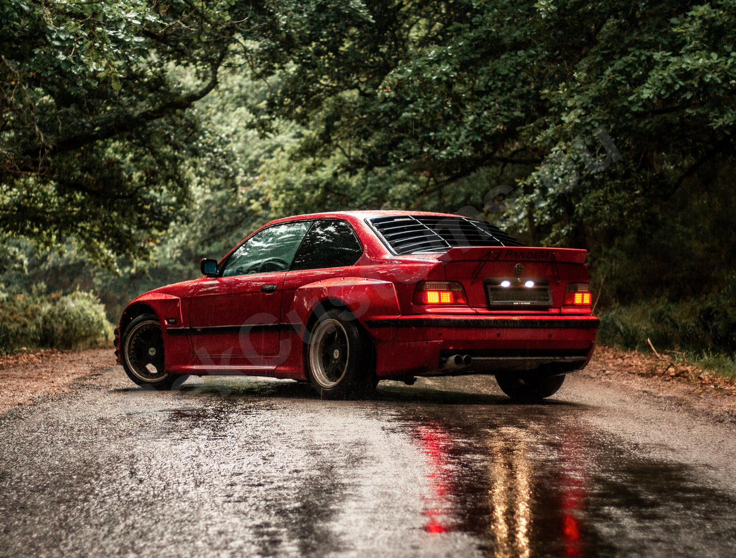 BMW E36 Coupe Rear Window Louver