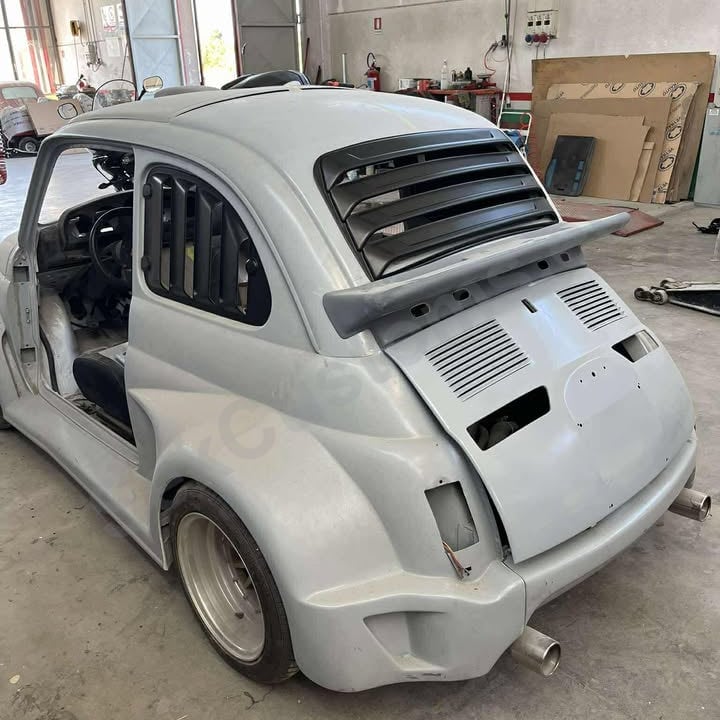Fiat 500 Rear Window Louver