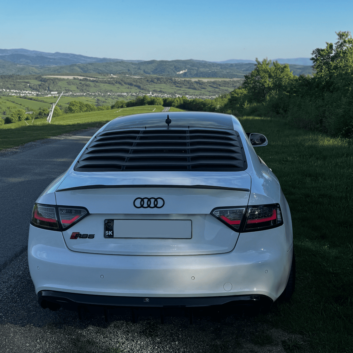 Audi A5 Coupe Rear  Window Louver