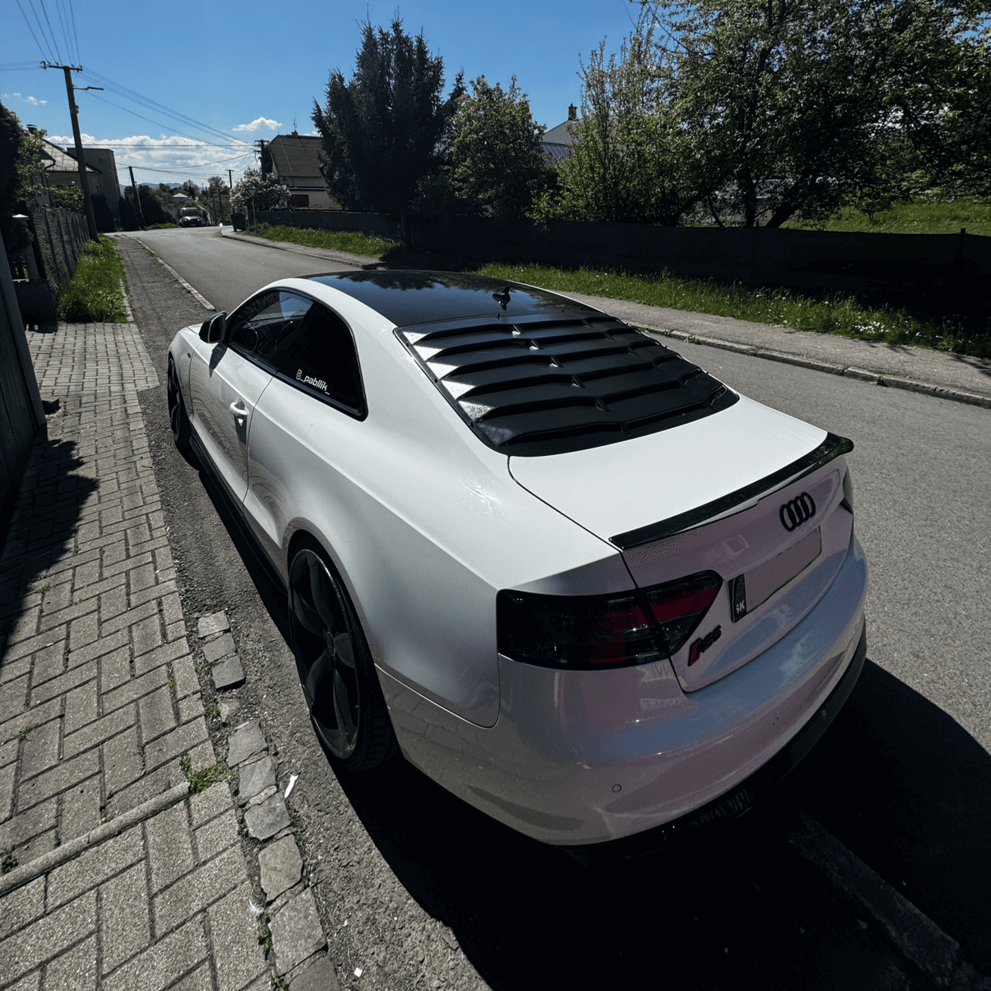 Audi A5 Coupe Rear  Window Louver