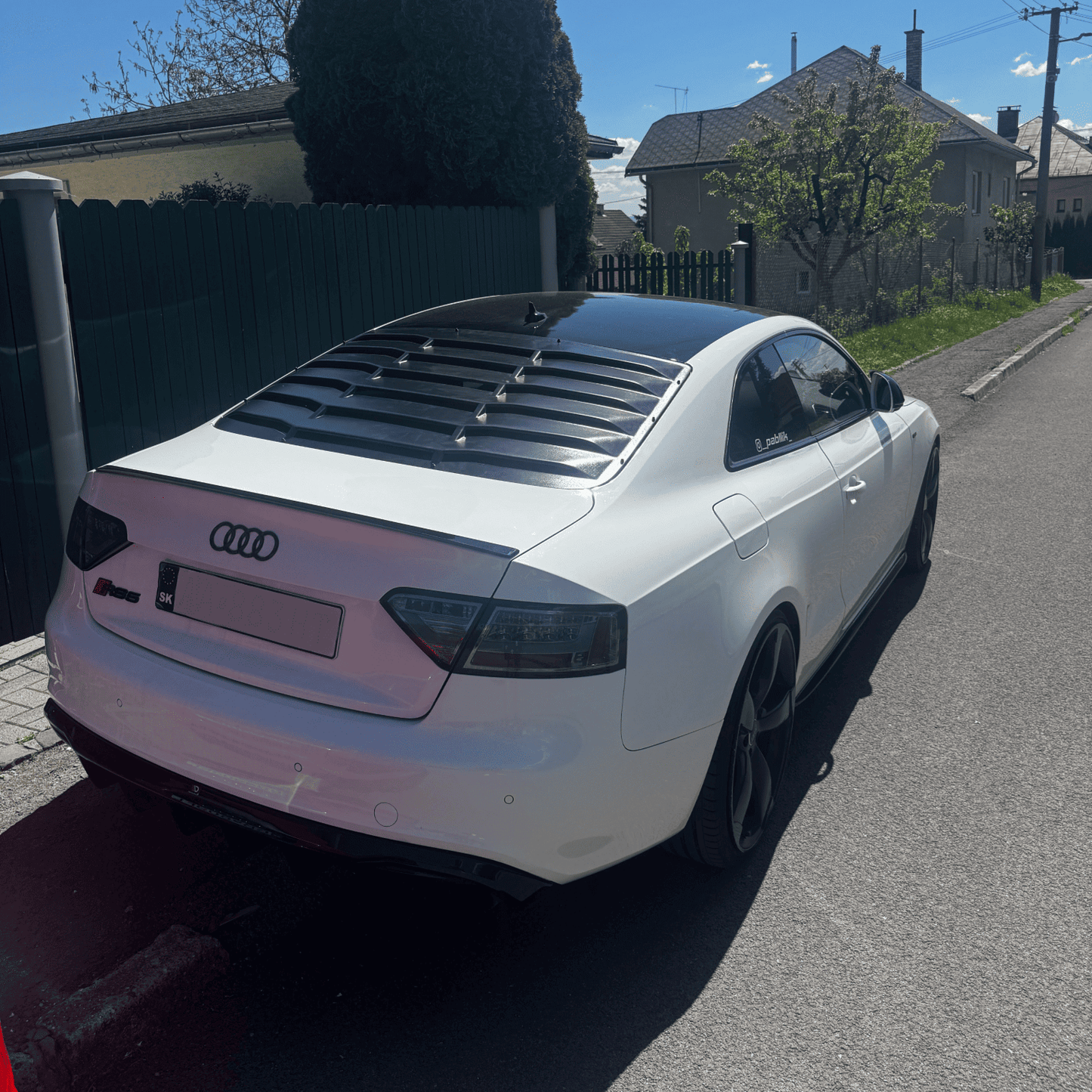 Audi A5 Coupe Rear  Window Louver