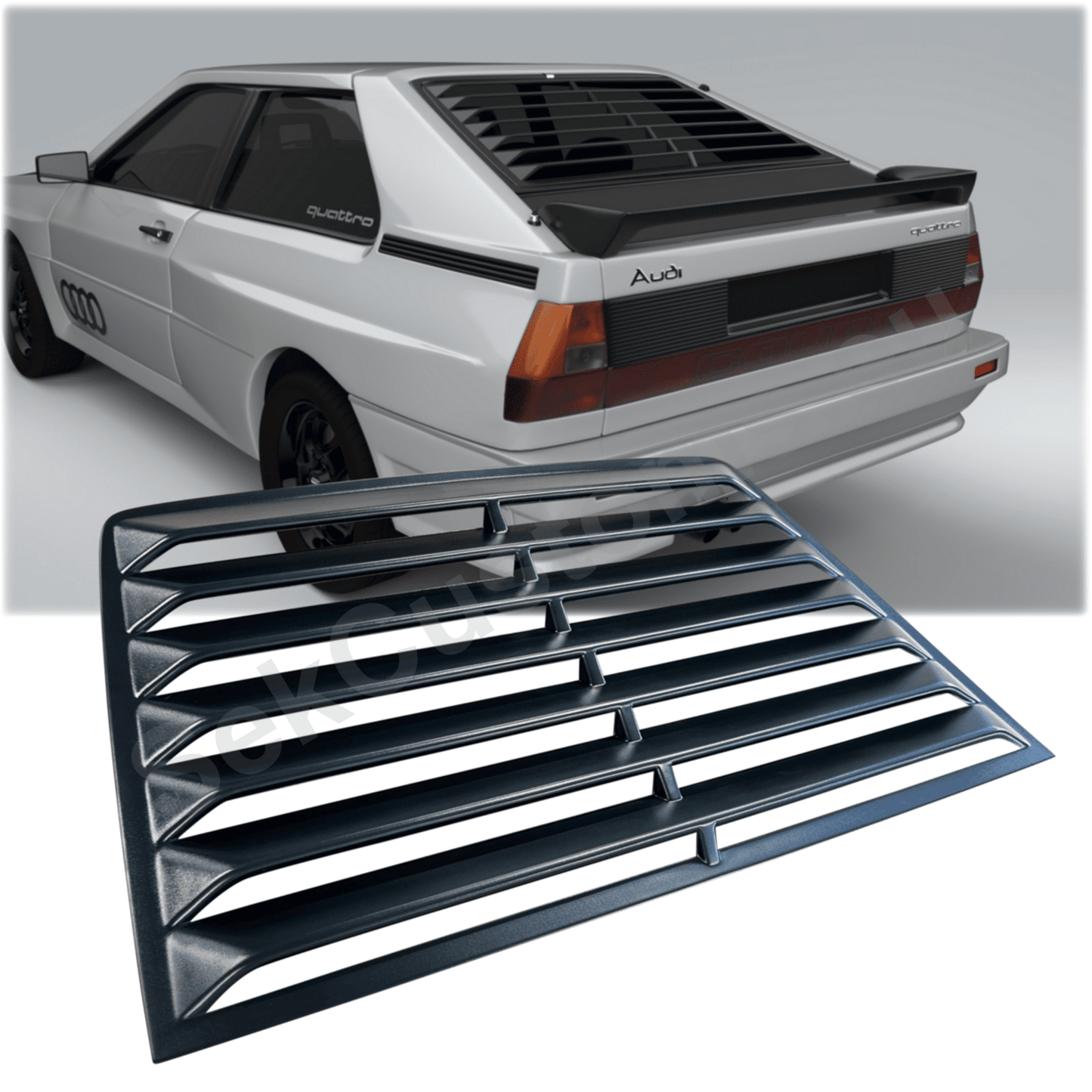 Audi Coupe Rear Window Louver