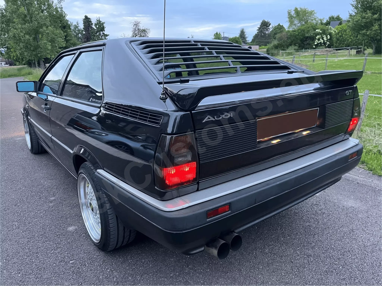 Audi Coupe Rear Window Louver