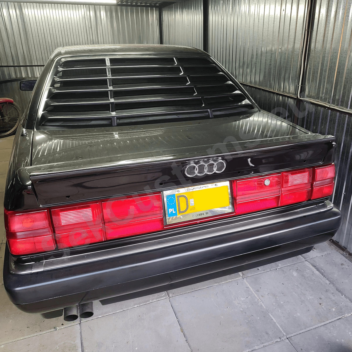 Audi V8 Rear Window Louver