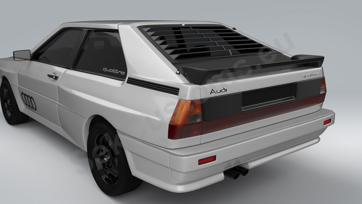 Audi Coupe Rear Window Louver