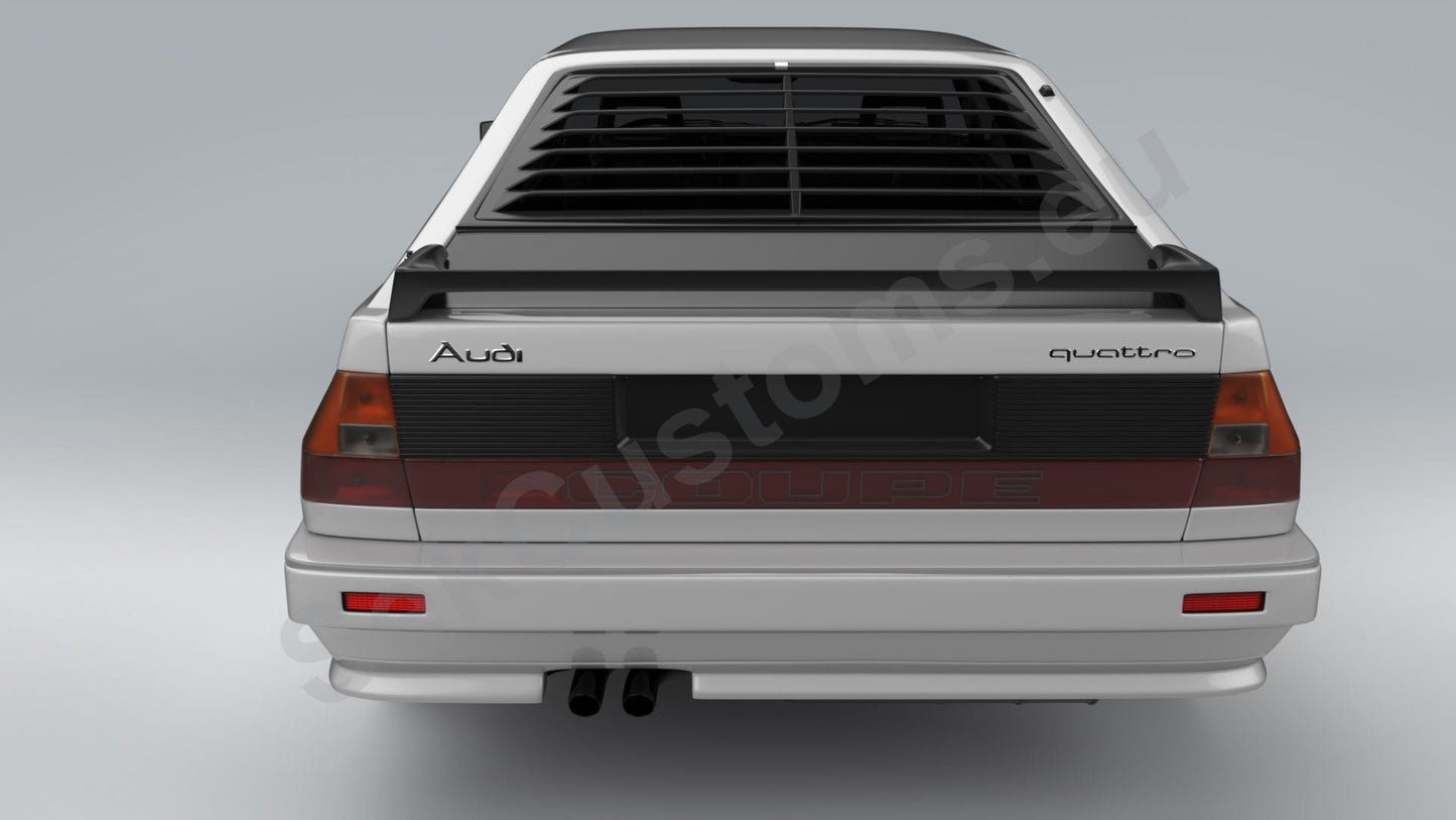 Audi Coupe Rear Window Louver
