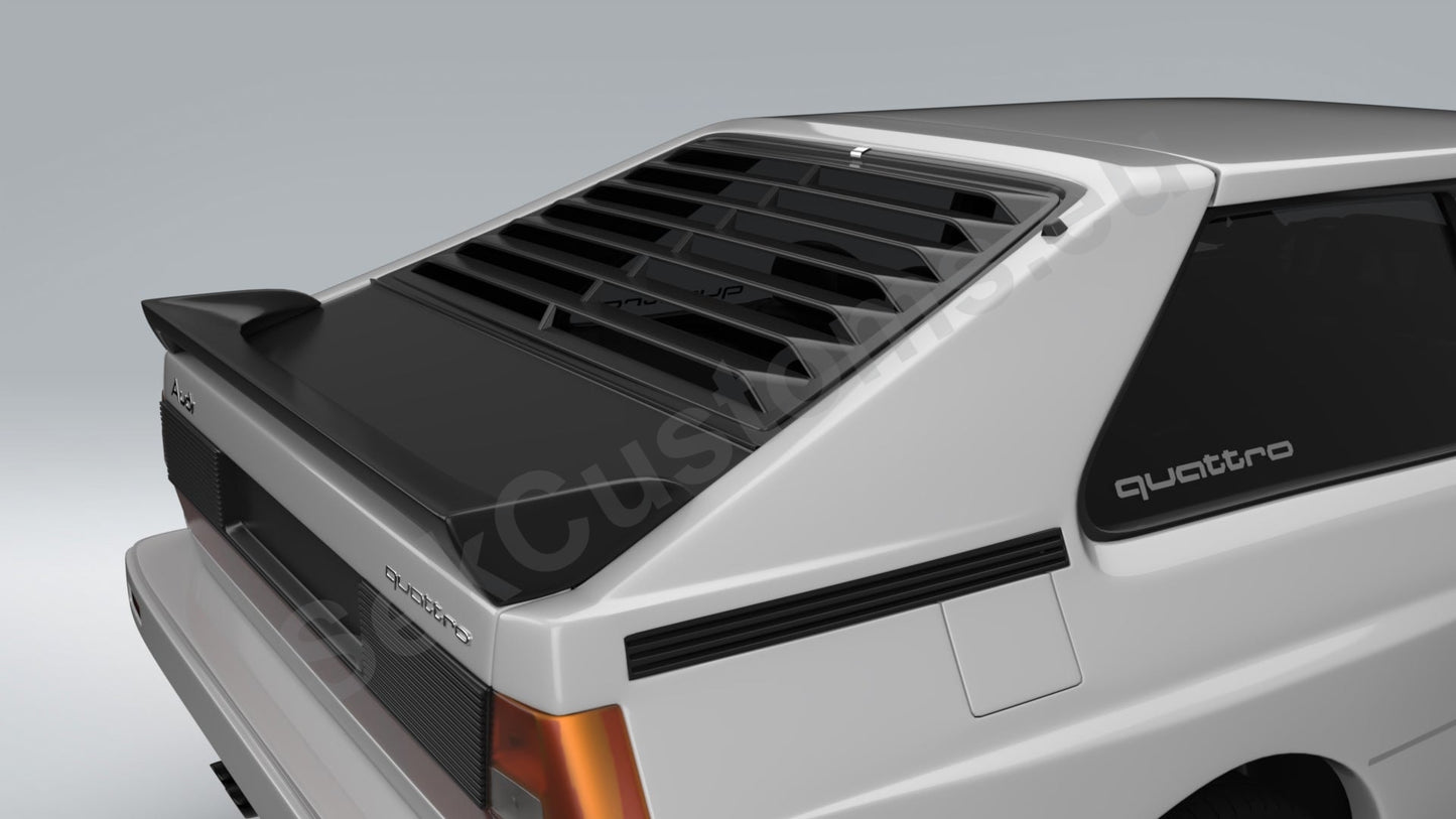 Audi Coupe Rear Window Louver