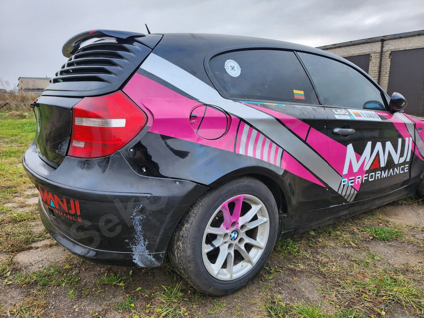 BMW 1 Series E87 E81 Rear Window Louver