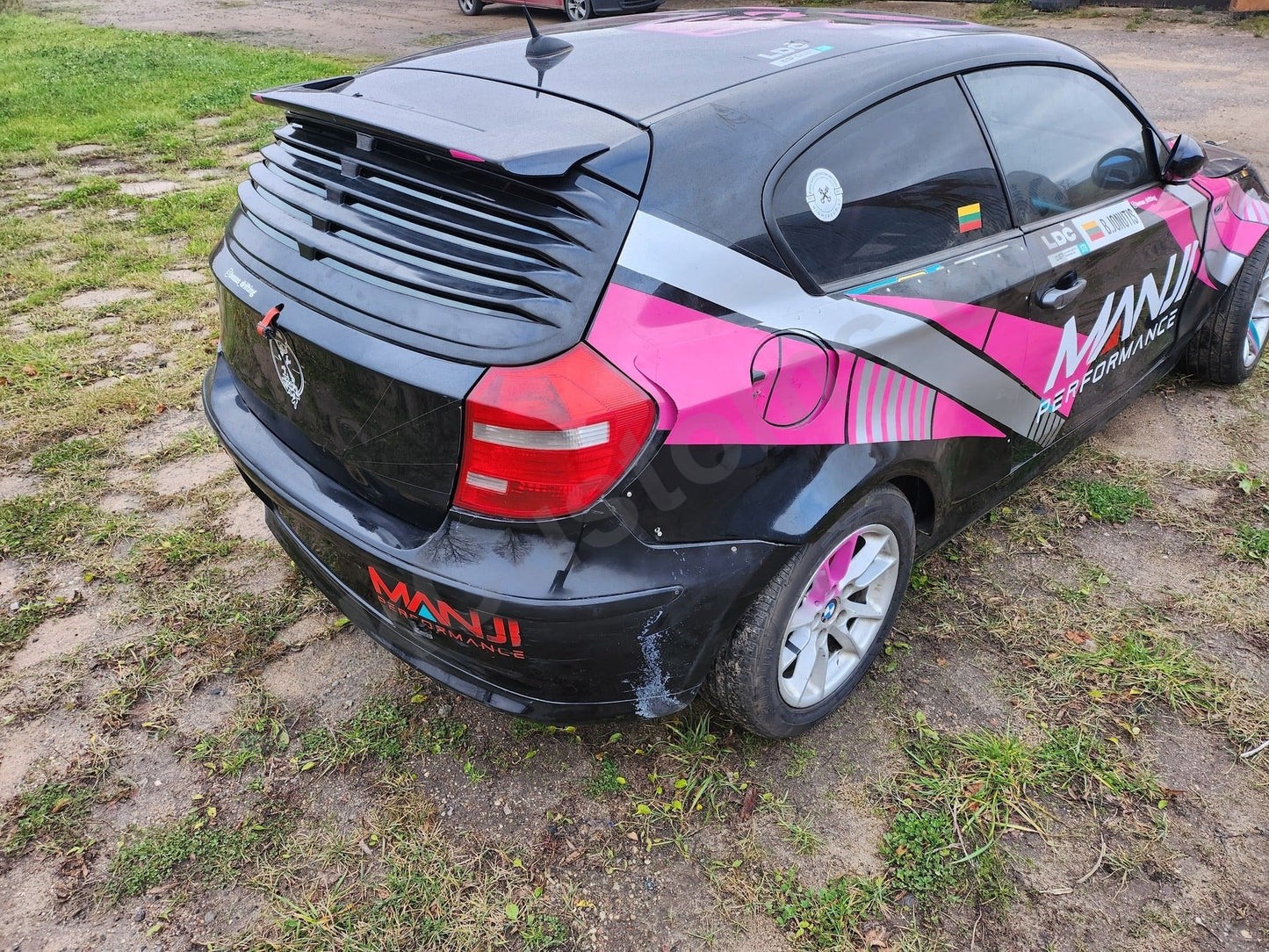 BMW 1 Series E87 E81 Rear Window Louver