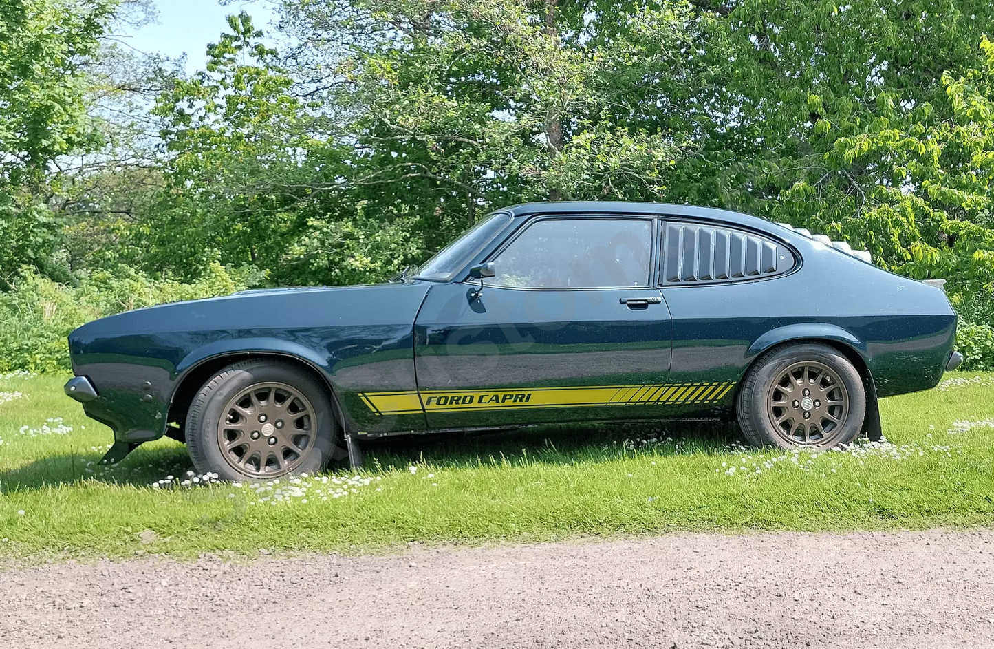 Ford Capri MK3 Side Window Louvers