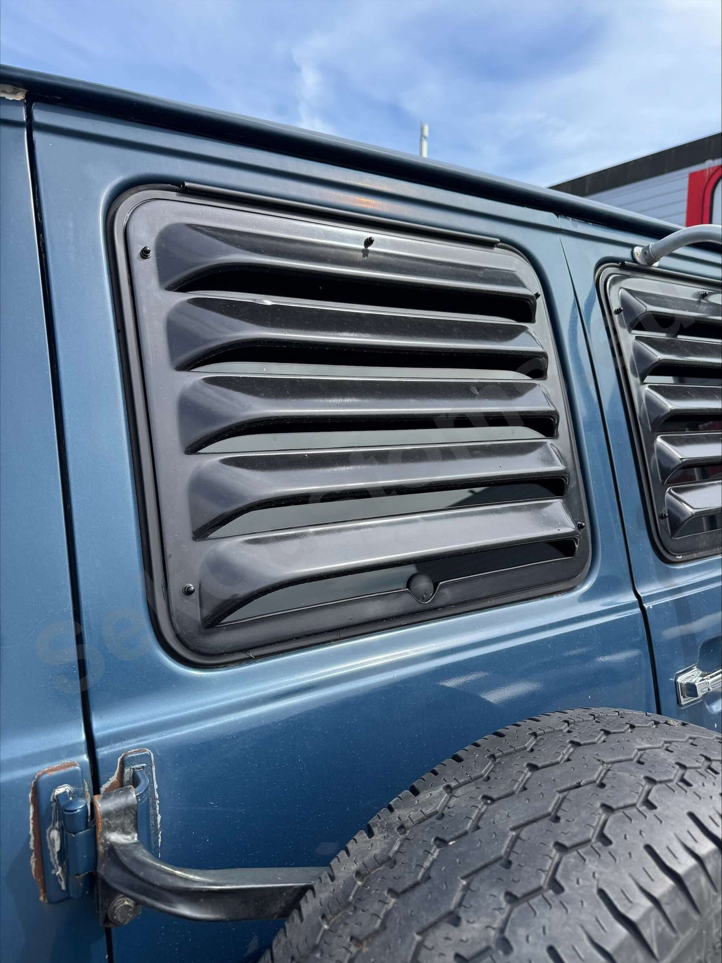 Chevrolet Van Rear Window Louvers