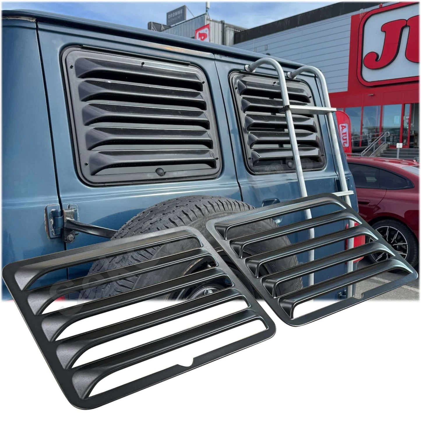 Chevrolet Van Rear Window Louvers