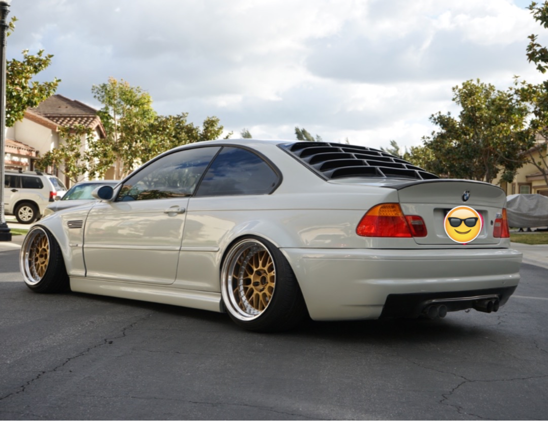 BMW E46 Coupe Rear Window Louver