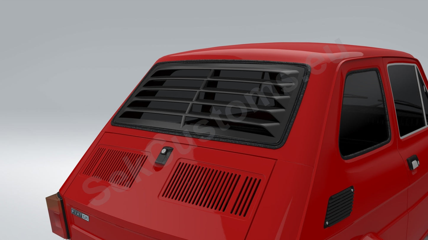 Fiat 126 Rear Window Louver