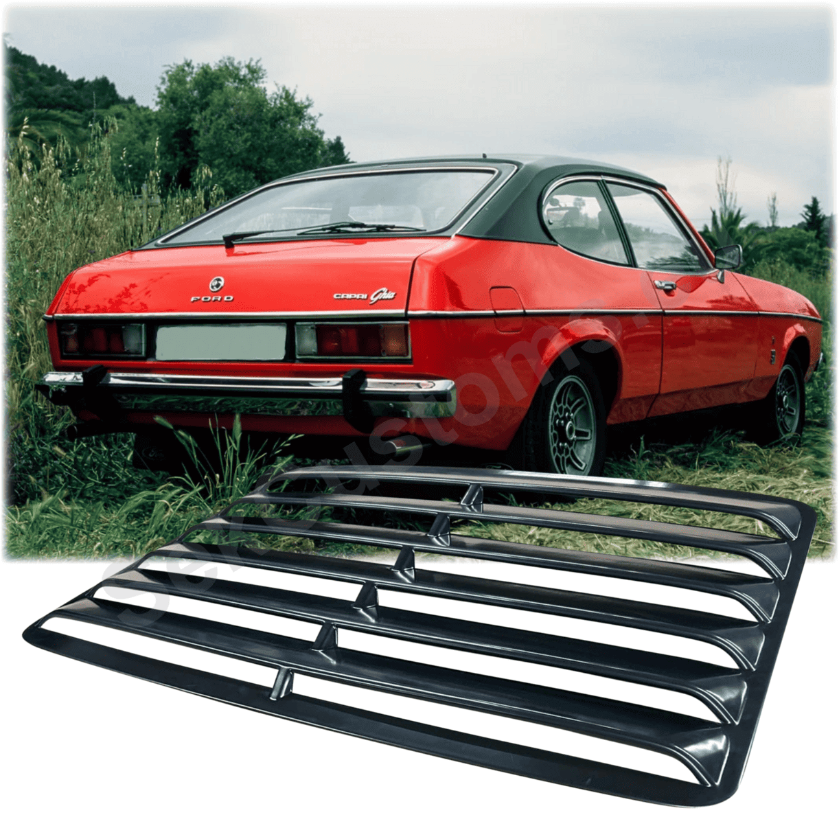 Ford Capri MK2 Rear Window Louver