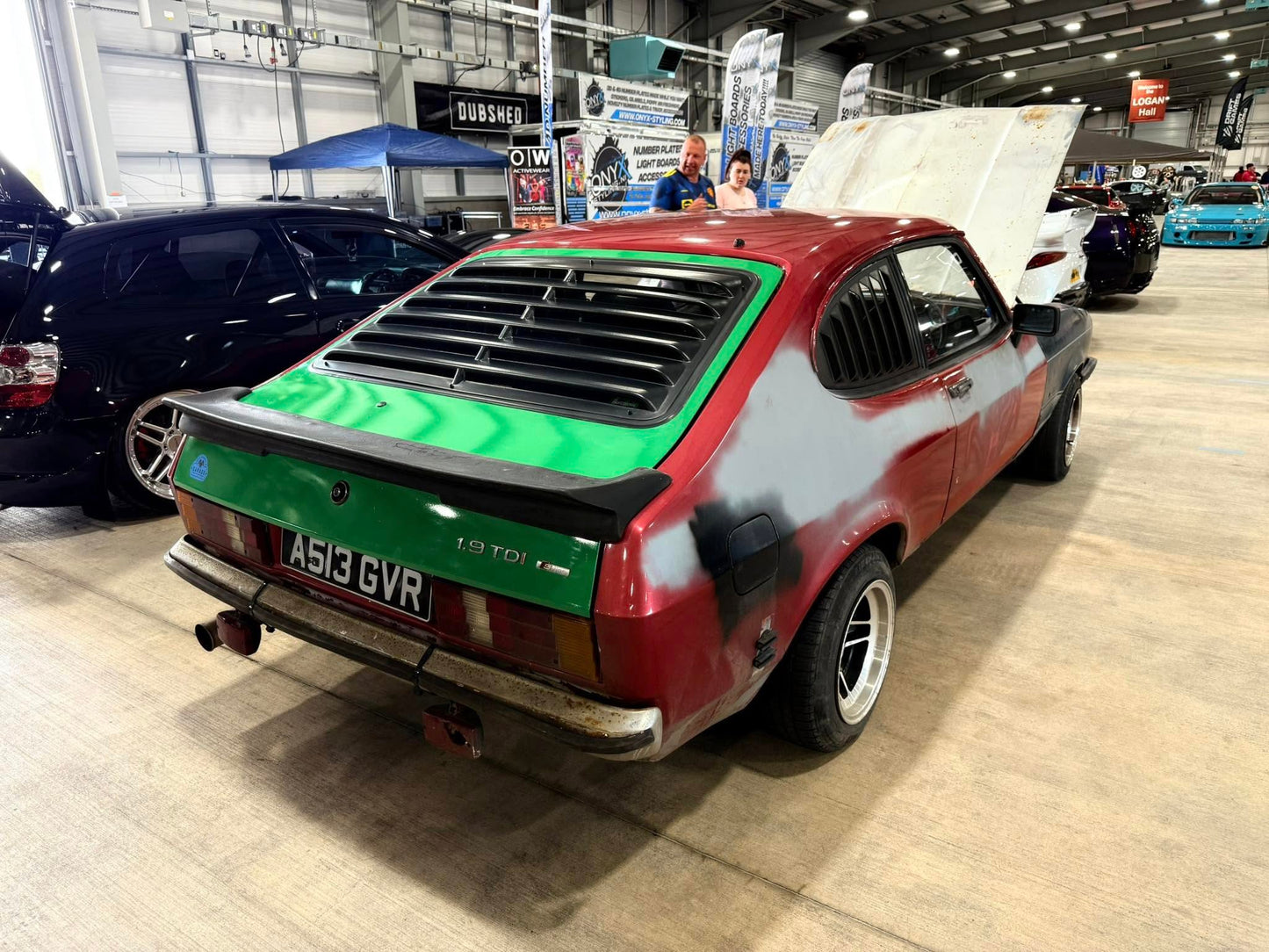 Ford Capri  Side Window Louvers