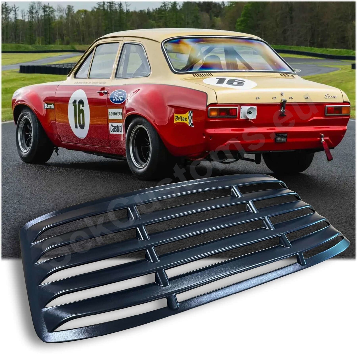 Ford Escort MK1 Rear Window Louver