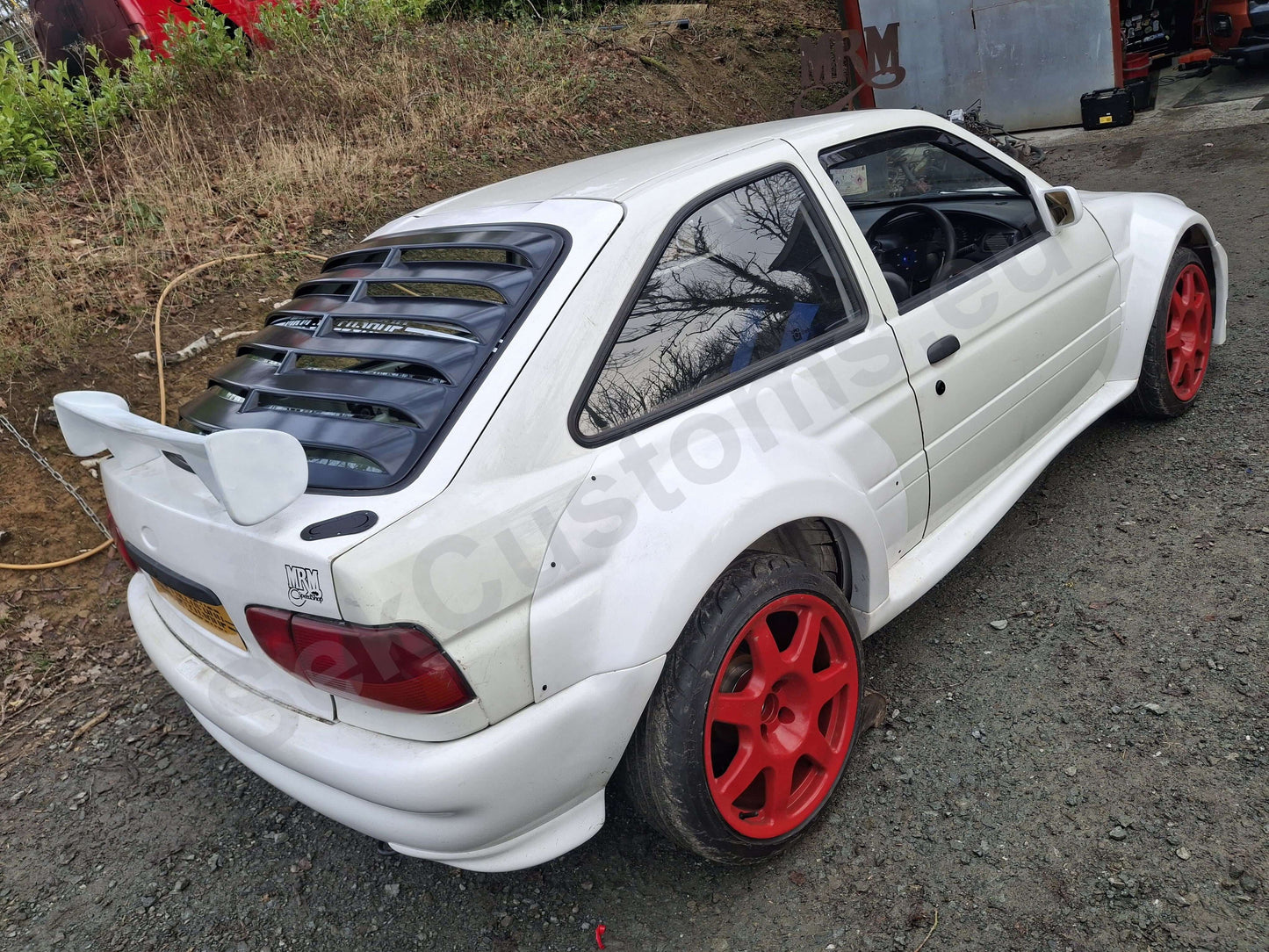 Ford Escort MK6 Rear Window Louver
