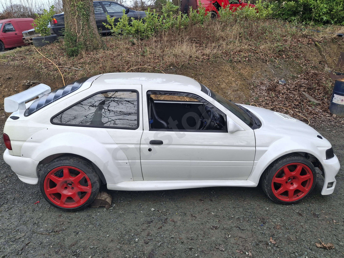 Ford Escort MK6 Rear Window Louver