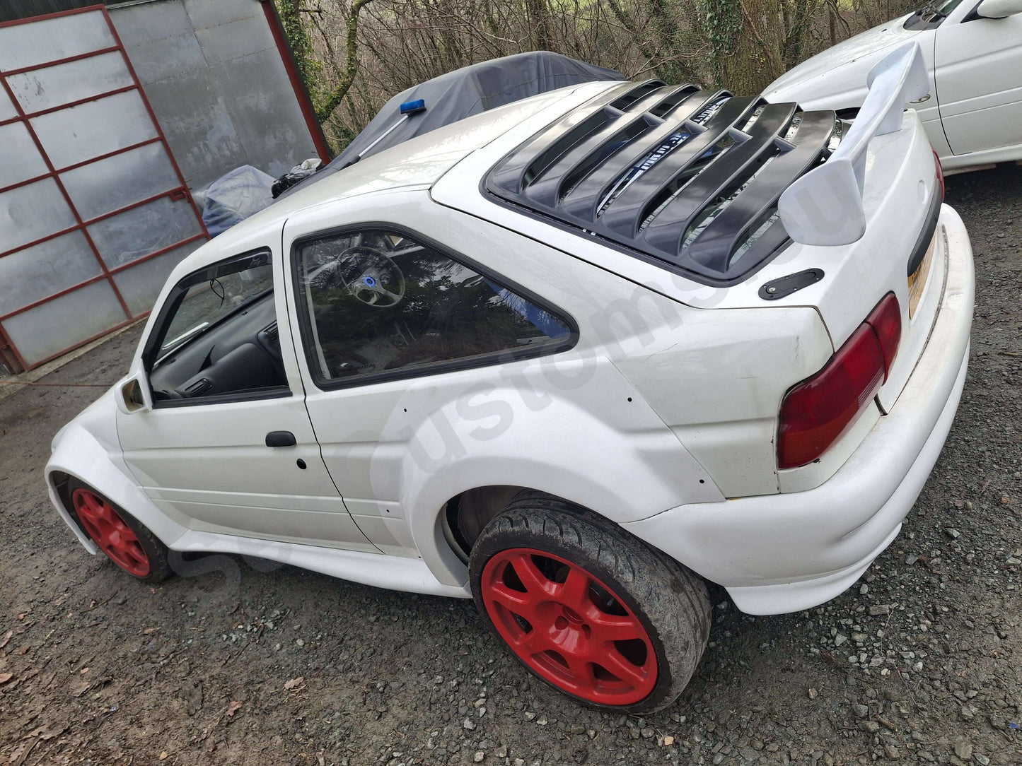 Ford Escort MK6 Rear Window Louver