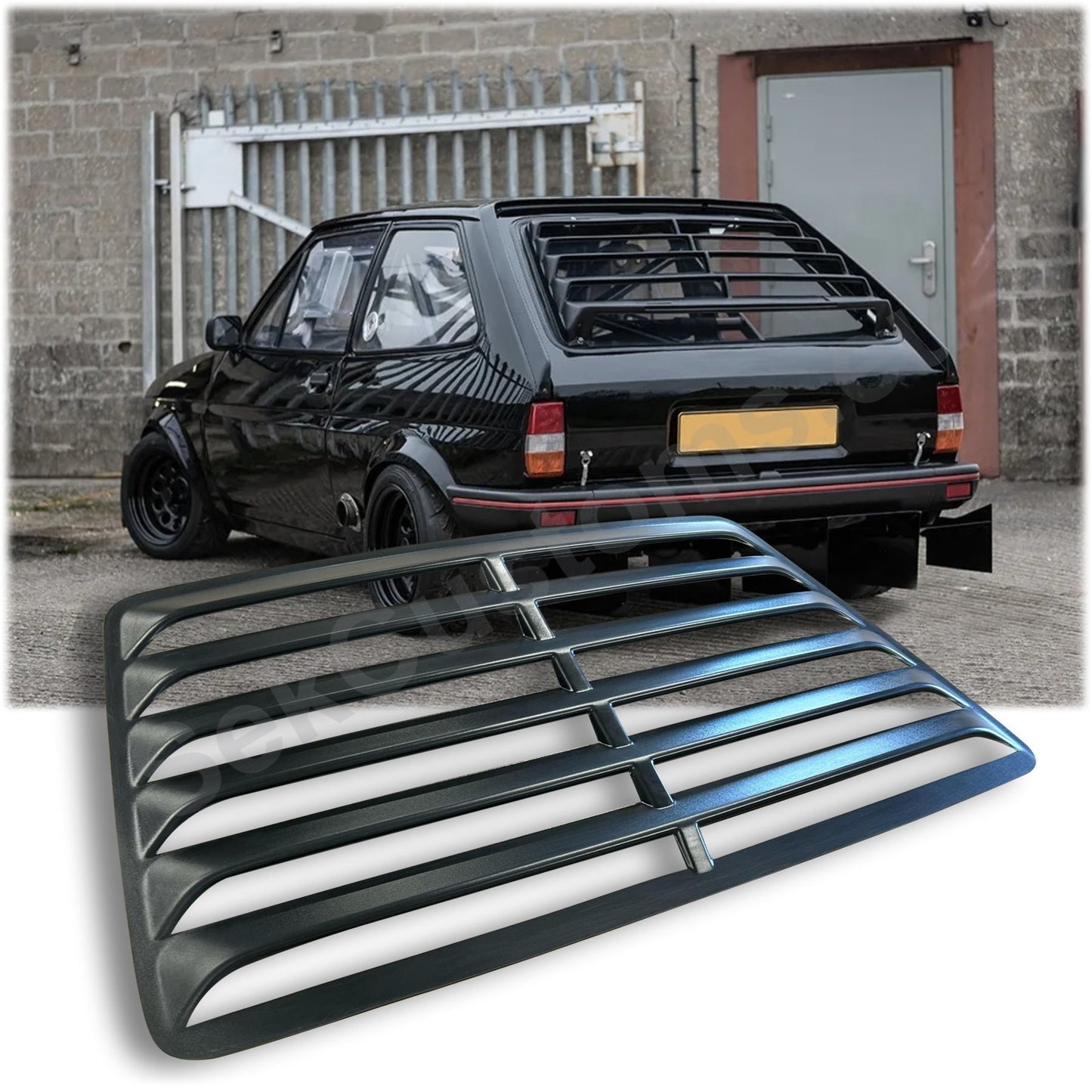 Ford Fiesta MK2 Rear Window Louver
