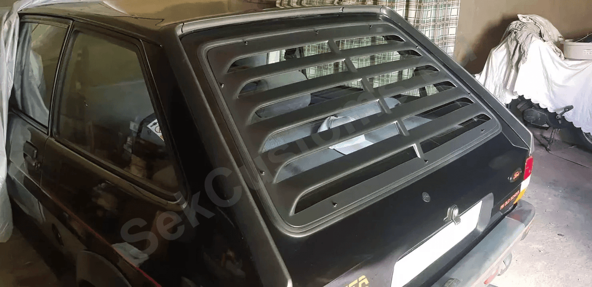 Ford Fiesta MK2 Rear Window Louver