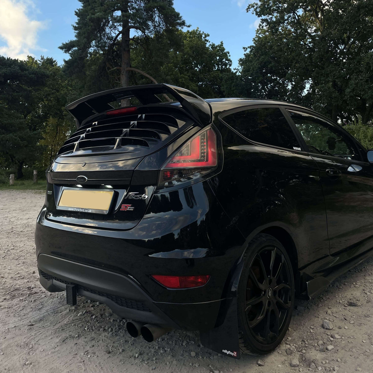 Ford Fiesta Rear Window Louver