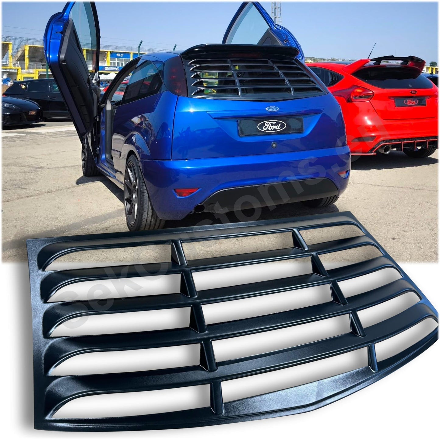 Ford Focus Rear Window Louver