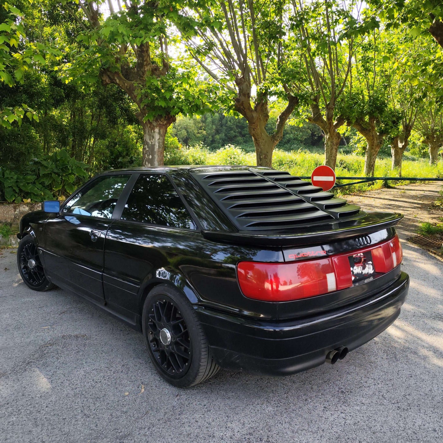 Audi 80 Coupe Rear Window Louver