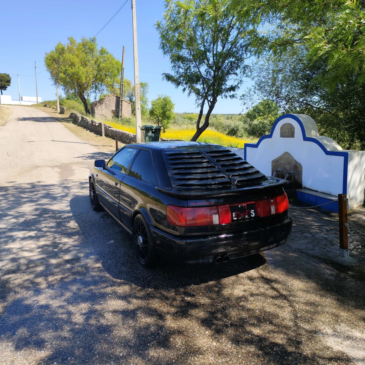 Audi 80 Coupe Rear Window Louver