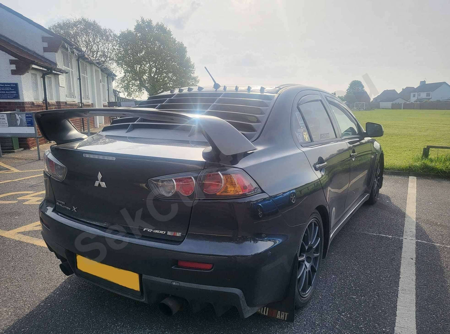 Mitsubishi Lancer Evo X Rear Window Louver