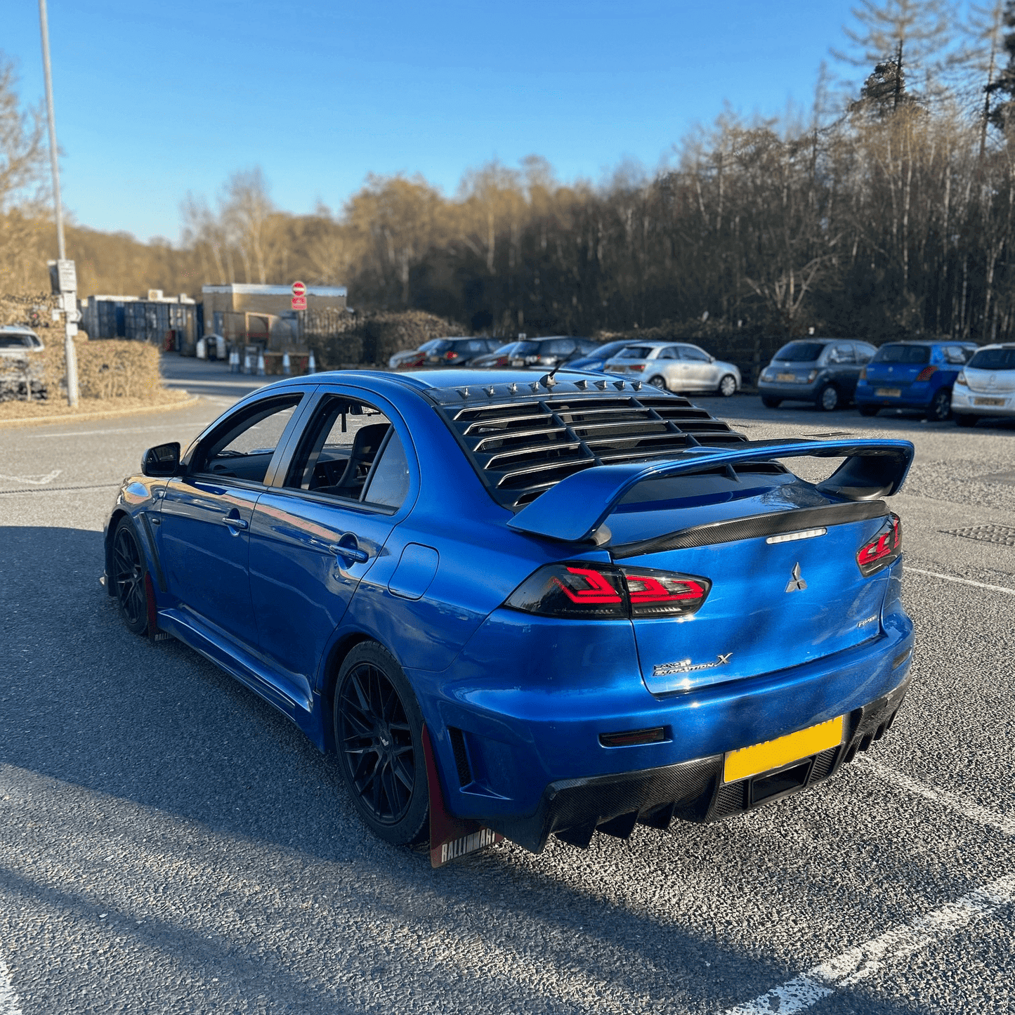 Mitsubishi Lancer Evo X Rear Window Louver