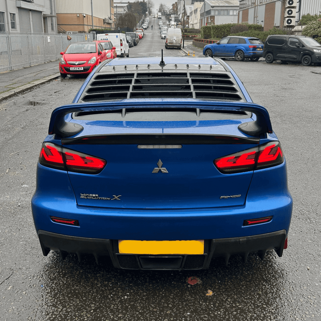 Mitsubishi Lancer Evo X Rear Window Louver