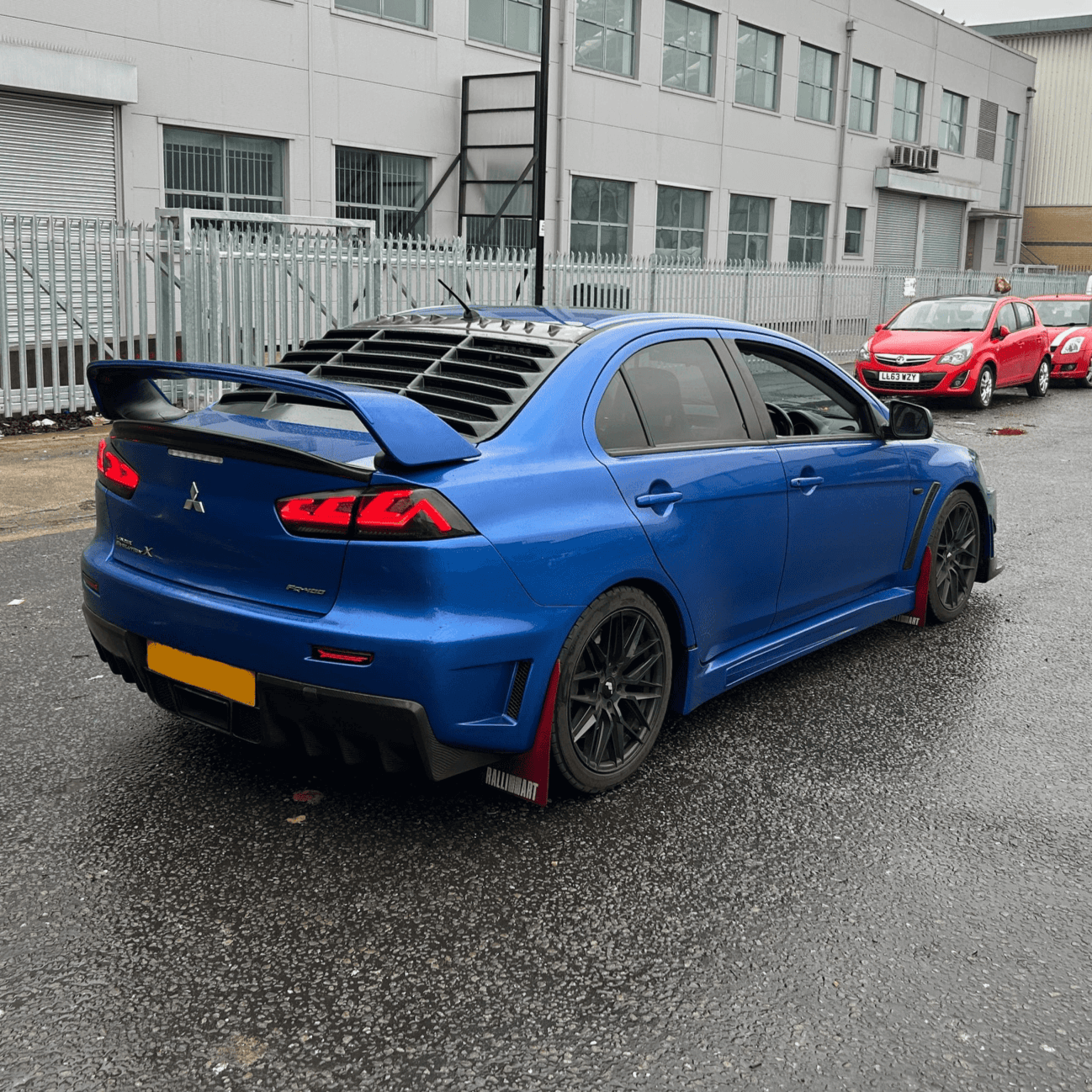 Mitsubishi Lancer Evo X Rear Window Louver