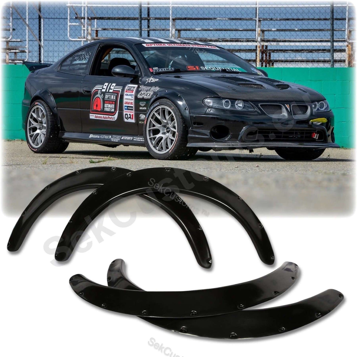 Pontiac GTO Wide Body Fender Flares Set