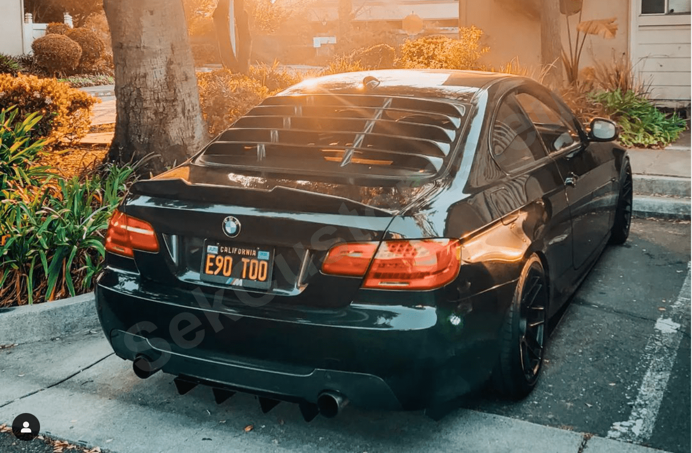 BMW E92 Rear Window Louver