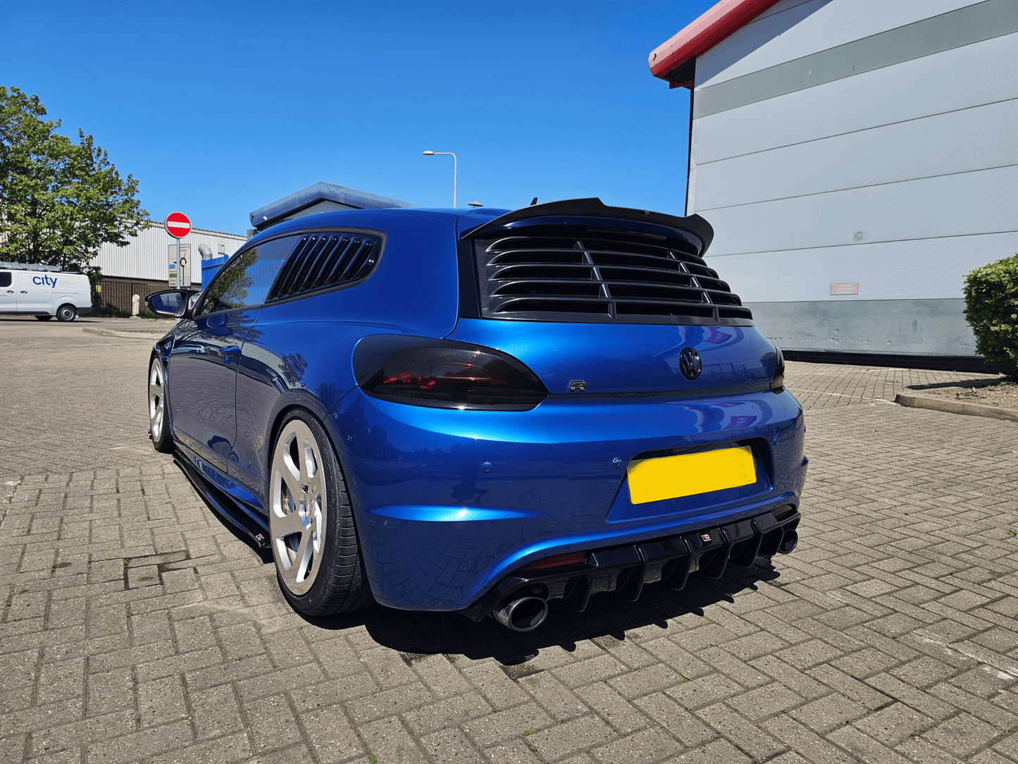 VW Scirocco Rear Window Louver