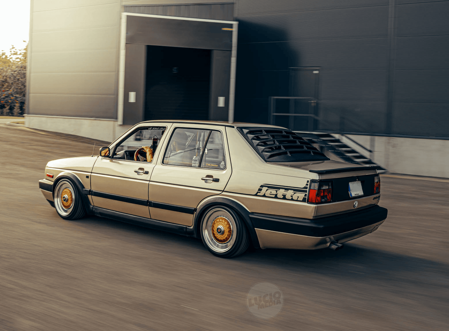 VW Jetta MK2 Rear Window Louver