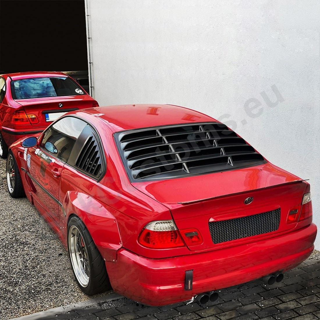 BMW E46 Coupe Side Quarter Window Louvers