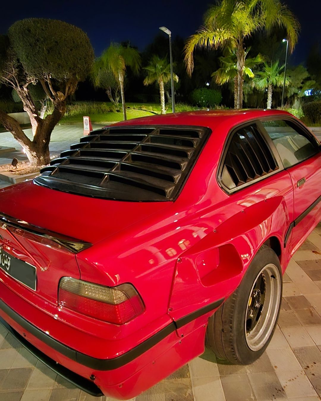 bmw e36 coupe side window louvers