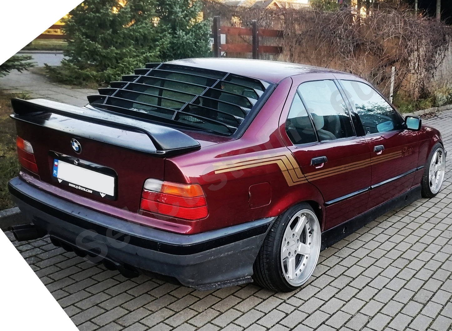 BMW E36 Rear Window Louver