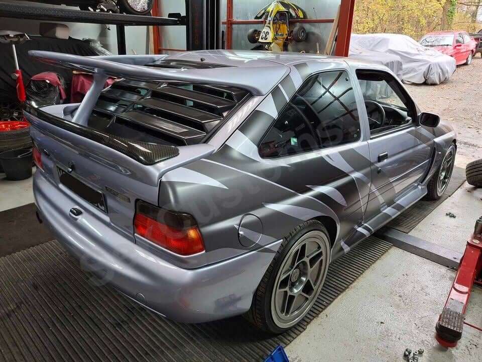 for escort 5 rear window louver