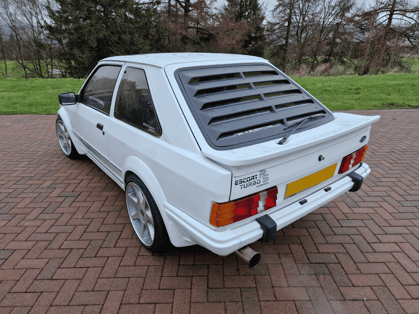 ford escort mk3 rear window louver